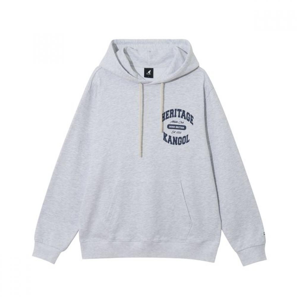 

Kangol Varsity Letter Logo Semi Overfit Hoodie 5161 White Melange XL