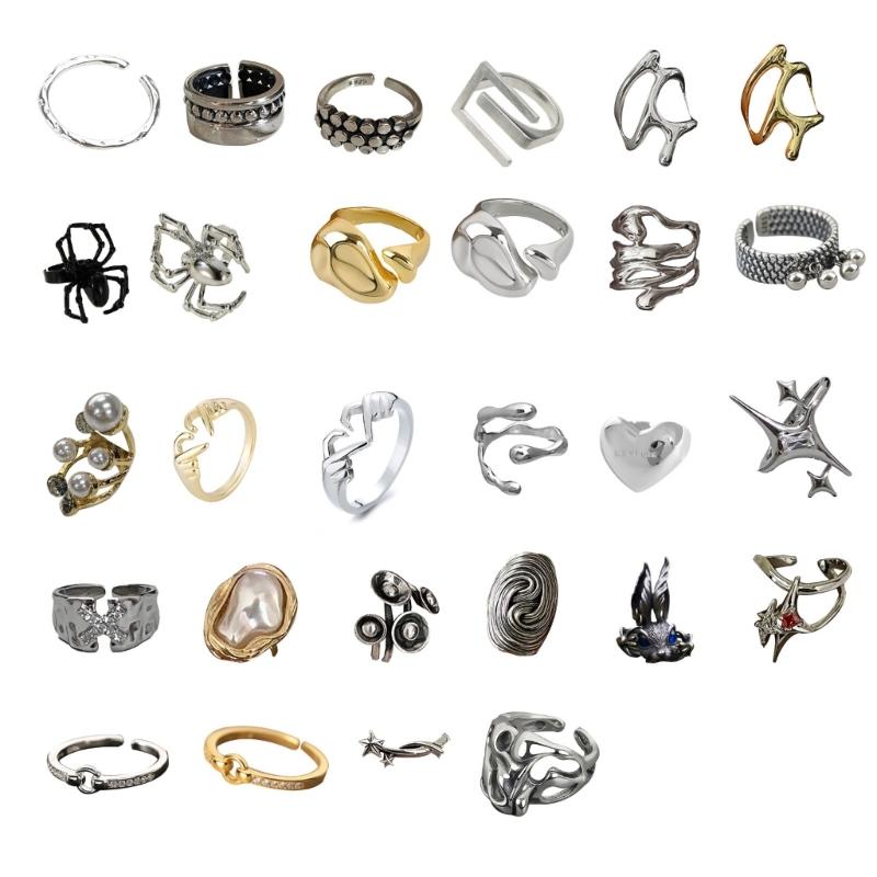 Two Hands Than Heart Rings Punk Gothic Hip Hop Band Jewelry Charm Gift Statement Promise Anniversary Ring for Women Men