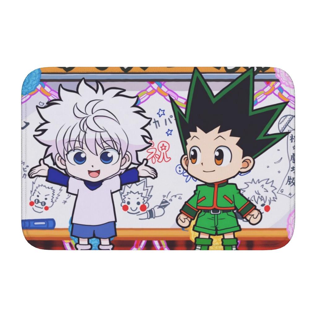 HXH Anime Doormat Anti-Slip Bath Kitchen Welcome Mat Toilet Door Floor Entrance Carpet Rug Footpad