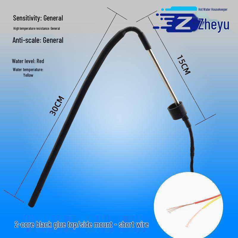 Universal Solar Water Heater Sensor Set: Water Level & Temperature Probe with 2-Core/4-Core Controller Accessories