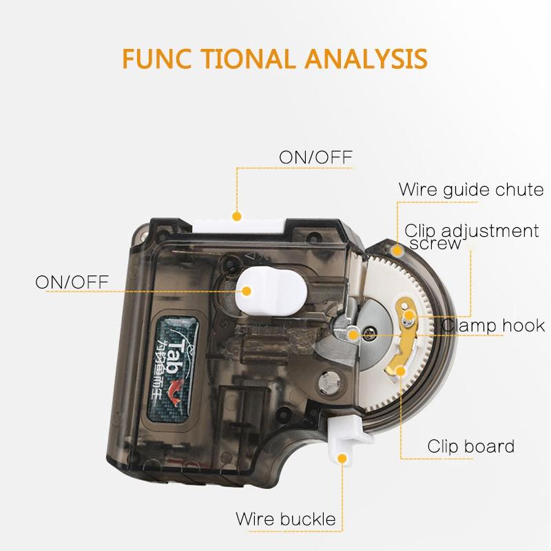 Portable Electric Automatic Fishing Hook Tie Knot Tool Fast Fishing Hooks Line Tying Device Machine Fishing Tackle