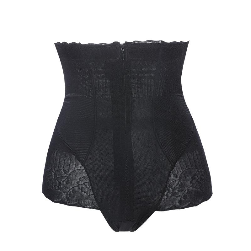 

Женский корсет для похудения, ремни, сексуальные сетчатые трусики для коррекции фигуры, тренажер с высокой талией, моделирующий фирменный корректирующий костюм для живота, подтягивающий ягодицы M чёрный