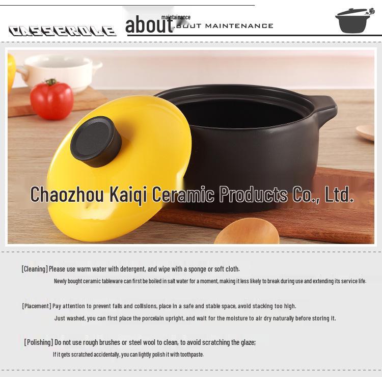 Hochtemperaturbeständiger Keramik-Gas-Schmortopf