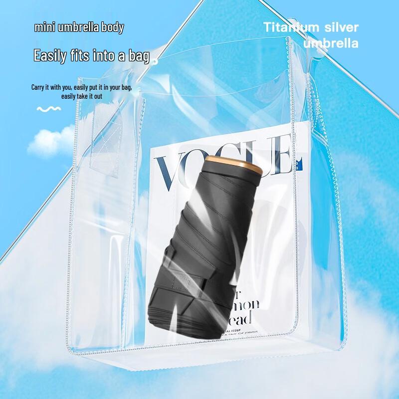 MAYDU Mini UPF50 Sun/Rain Pocket Folding Umbrella