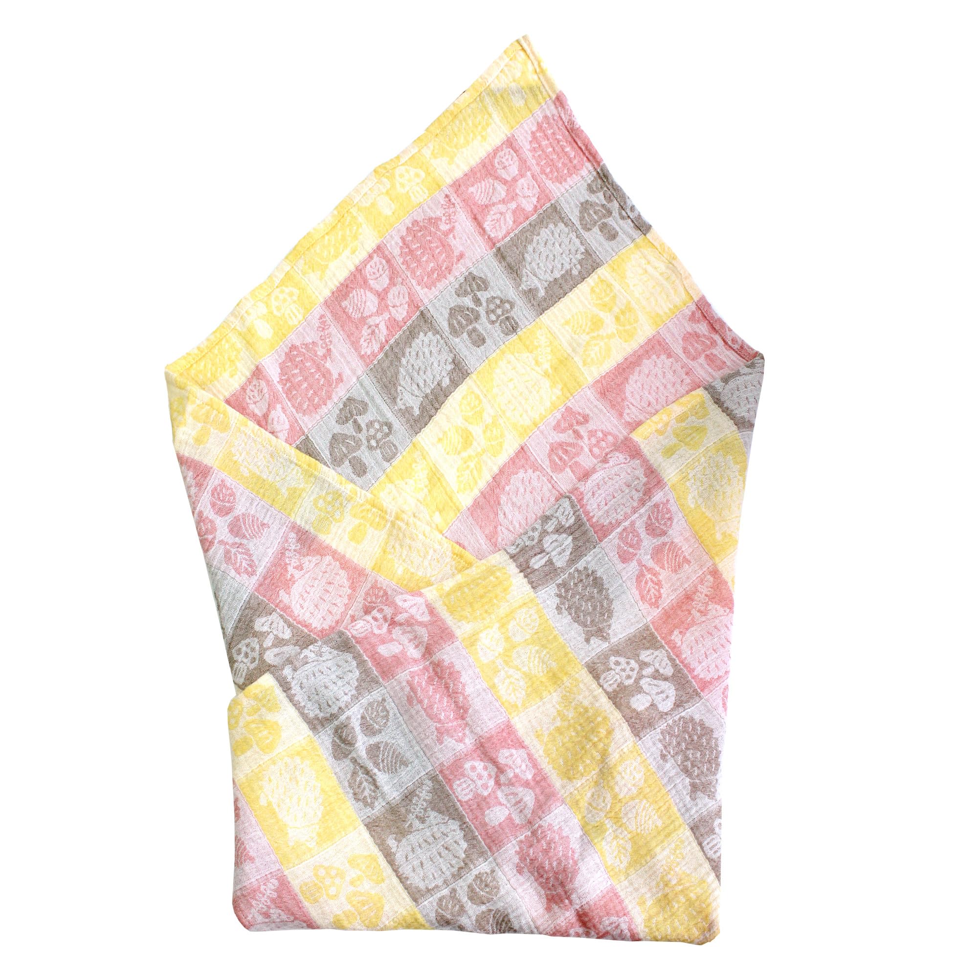 

hiorie Gauze Made in 100 x 100 Kinu Baby Hedgehog (Hiorie) Double-layered Swaddle, Japan, Approx. cm, Blanket,