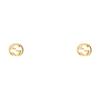 Gucci Verschlungene Double G Details Glänzende 18 Karat Gold Ohrringe Ohrringe für Damen 662111-J8500-8000
