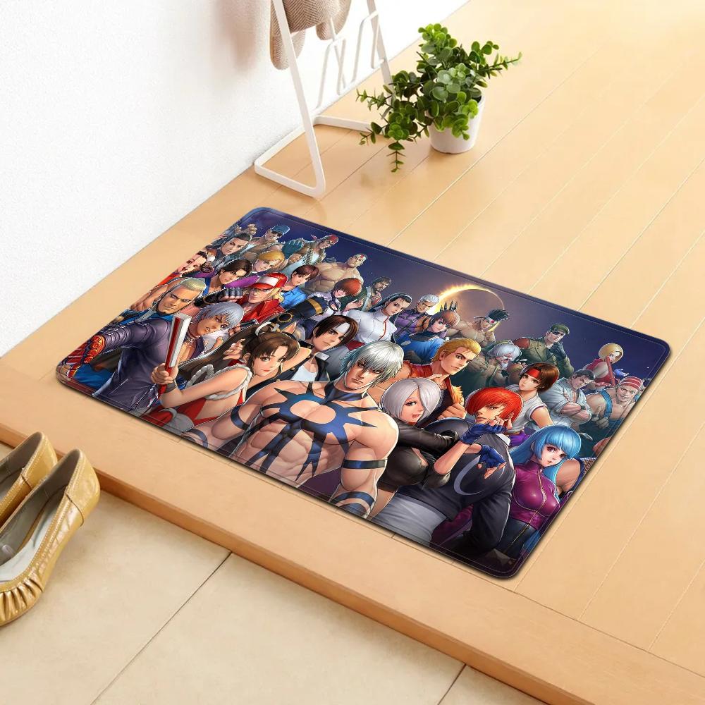 King of Fighters Floor Mat Bathroom Mat Kids Room Bedroom Decoration Balcony Anti-Slip Doormat Living Room Welcome Rug