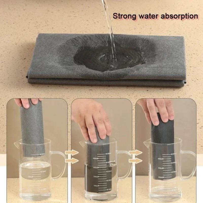New Thickened Magic Cleaning Cloth Microfiber Glass Clean Towel Reusable Washable Lint-free Cleaning Rags for Kitchen Glass Car