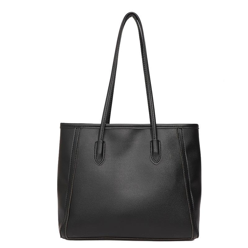 Large Capacity Tote Handbag for Women Faux Leather Shoulder Bag Office Commute Purse CLE