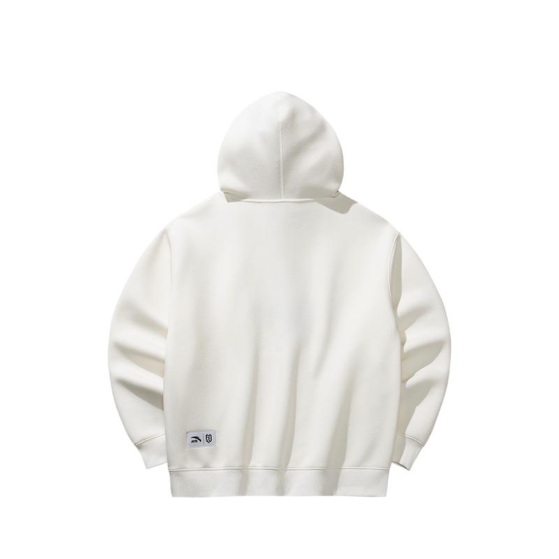 Anta Fan Zhendong Series Hooded Pullover Letter Sweatshirt Unisex Sweatshirt 172628701R-1