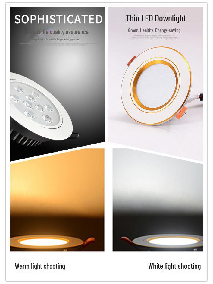 

2,5-дюймовый 3 Вт светодиодный светильник направленного света для потолочного монтажа 3W 2.5-inch downlight (cut-out 65-85mm)