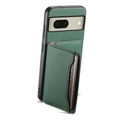 For Google Pixel 8 Case Calf Texture PU Leather Coated TPU+PC Mobile Phone Cover