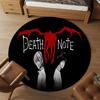 1ks Death Note, Light Yagami Kulatá podložka pod židli Koberec - Protiskluzová podložka na podlahu do kanceláře, ložnice, Ideální domácí dekorace Vánoční dárek p0811470