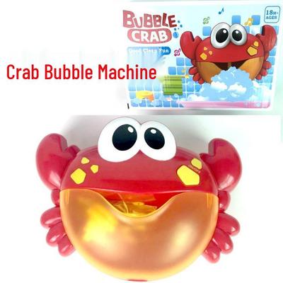 Frog & Crab Bubble Blower Bath Toy for Kids