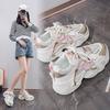 Ins Korean Version of the New Dad Shoes Women's 2024 Autumn Student Sports Running Casual Platform Heightening Shoes FB3305