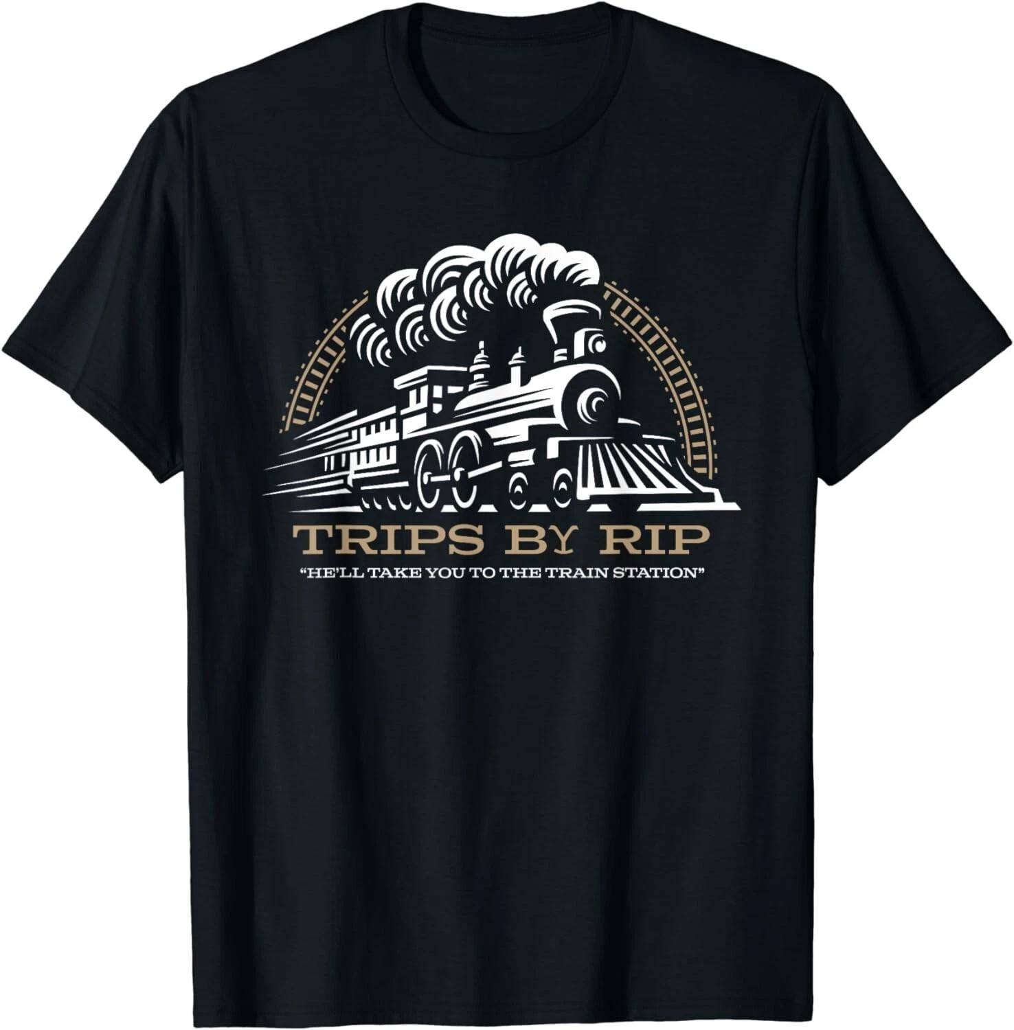 Trips by Rip, Take Him to the Train Station Unisex T-Shirt XL