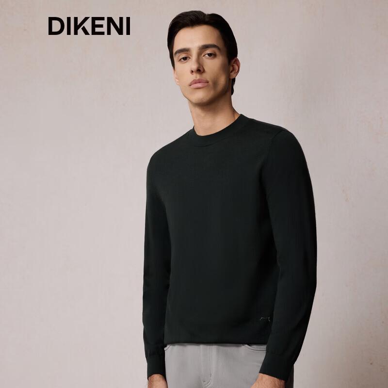 DIKENI Men's Silk-Blend Cashmere Crewneck Sweater