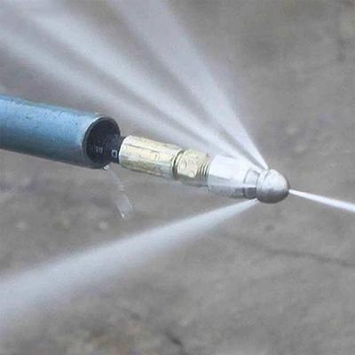 1/2/3Pcs Pressure Drain Jetter Hose Nozzle Stainless Steel Washer Drain Sewer Cleaning Pipe Jetter Spray Quick Drain Hose Nozzle