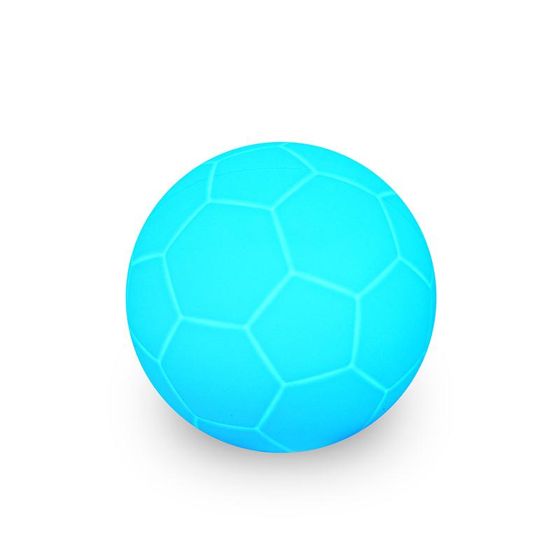 Creative Football Silicone Remote Control Clap Color Changing Night Light Bedside Atmosphere Light Children Gift Home Decoration