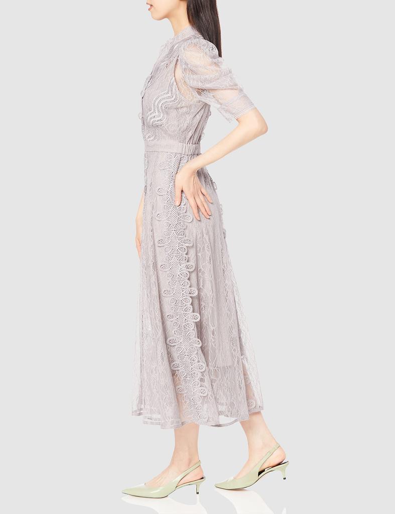 Snidel Women's Layered Lace Dress SWFO225031, LGRY 0