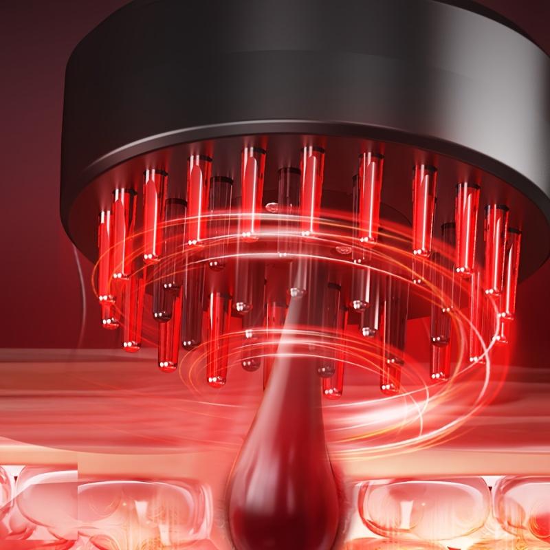 Multifunctional Introduction Liquid Head Massage Comb, 3-Speed Vibration Massage, Detachable Liquid Storage Compartment