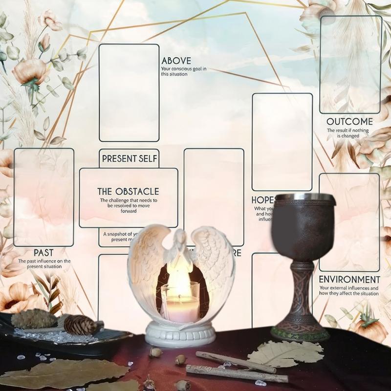 Reading Card Astrology Tablecloth Altars Cloth Square Divinations Cards Table Cloth Witchcrafts Deck Cloth Enduring