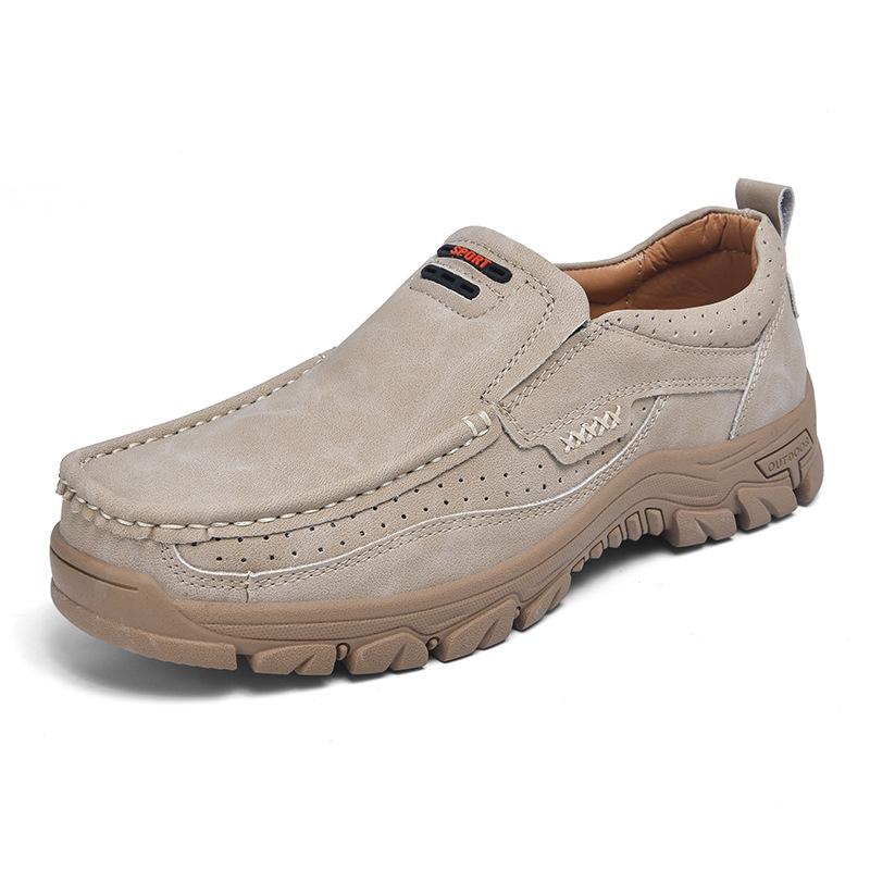 New Men s Loafers: Large Size, Soft Sole, Breathable Leather Casual Shoes for Spring & Summer 47