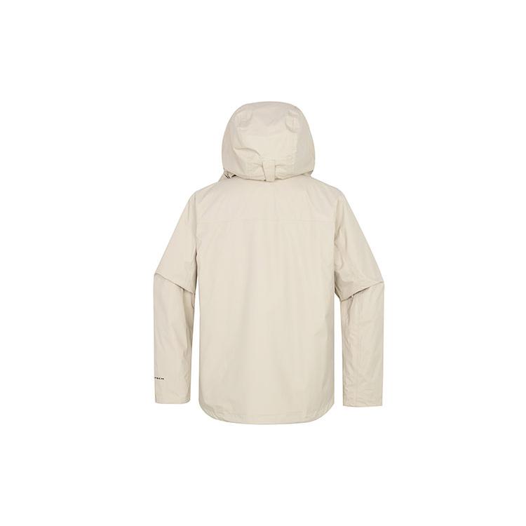 Columbia Outdoor Hiking Waterproof, Windproof, Abrasion Resistant, Thermal Windbreaker Jacket Men's Beige WE1322-271