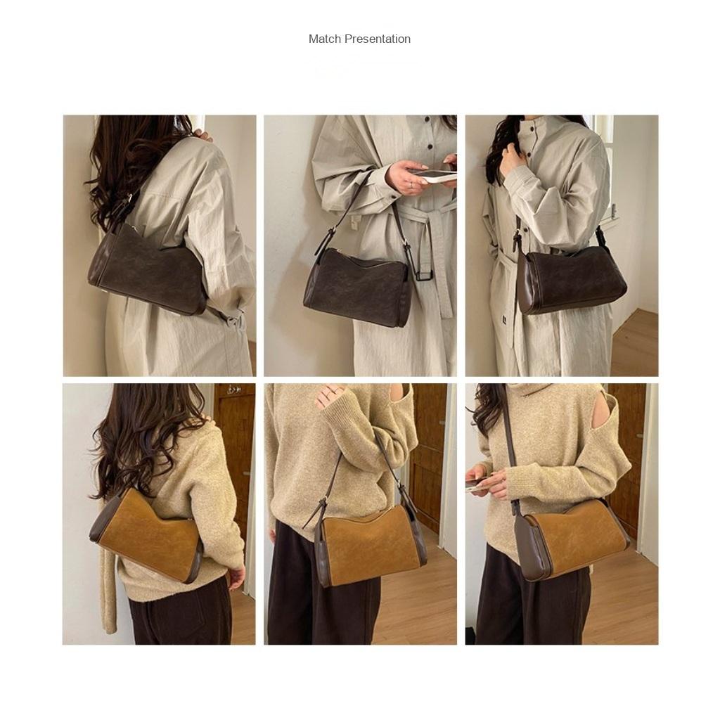 Xeie Thuk Crossbody Handbag Women PU Adjustable Strap Daily Casual