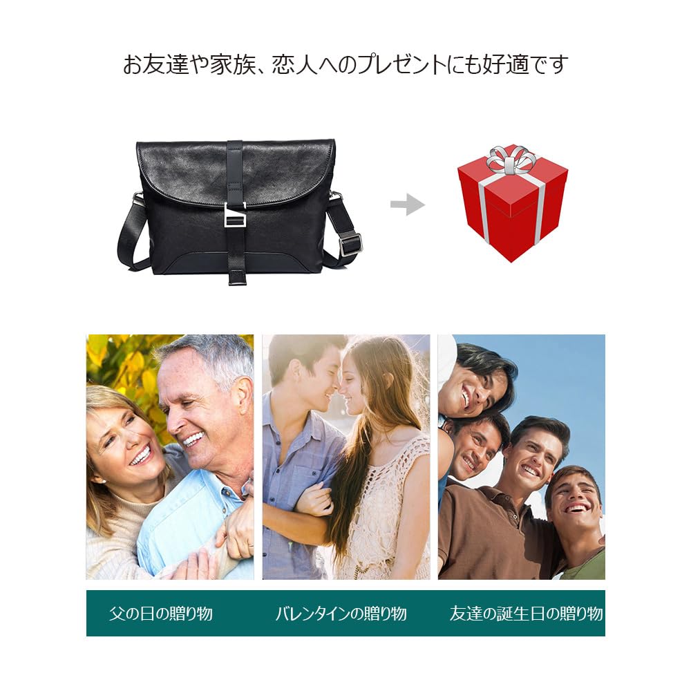 Whatna Antik-Stil Gebrämtes Natürliches Rindsleder Umhängetasche für Herren, Messenger Bag, Passt für Großes A4-Format iPad (10.5cm), Horizontaler Stil, Echt