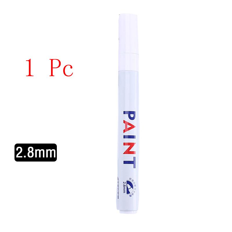 1/3/5PCS White Marker Pens 2.0mm Oily Waterproof White Gel Pen DIY Graffiti Sketching Markers Stationery Wrting School Supplies