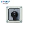 Zhuochao SZW26 Panel 3-Section 2-Position Changeover Switch with Protective Box