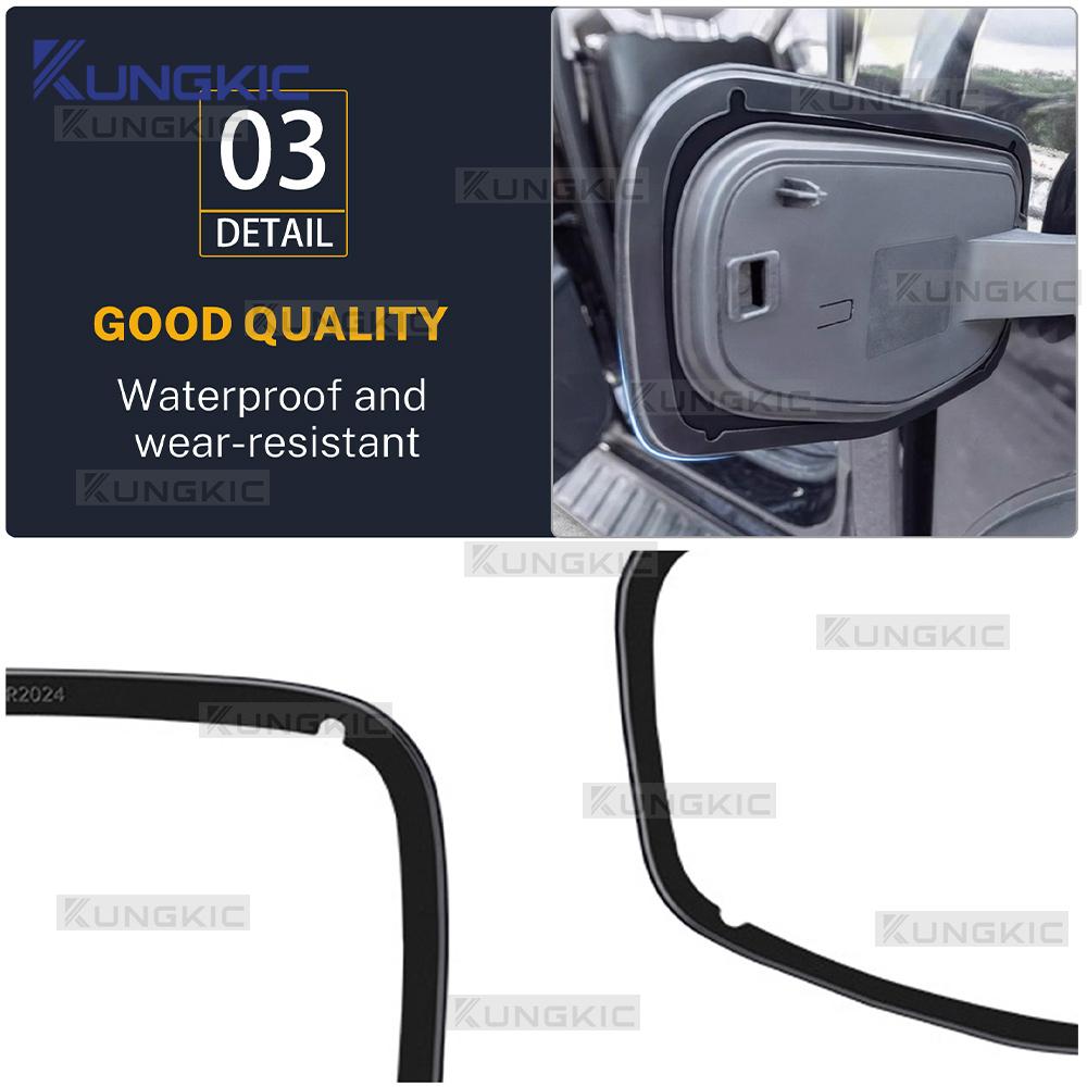 Silicone Dust Plug Protective Sealing Ring For Ford Ranger 2024 2025 2026 Fuel Tank Cover Cap Waterproof Dustproof
