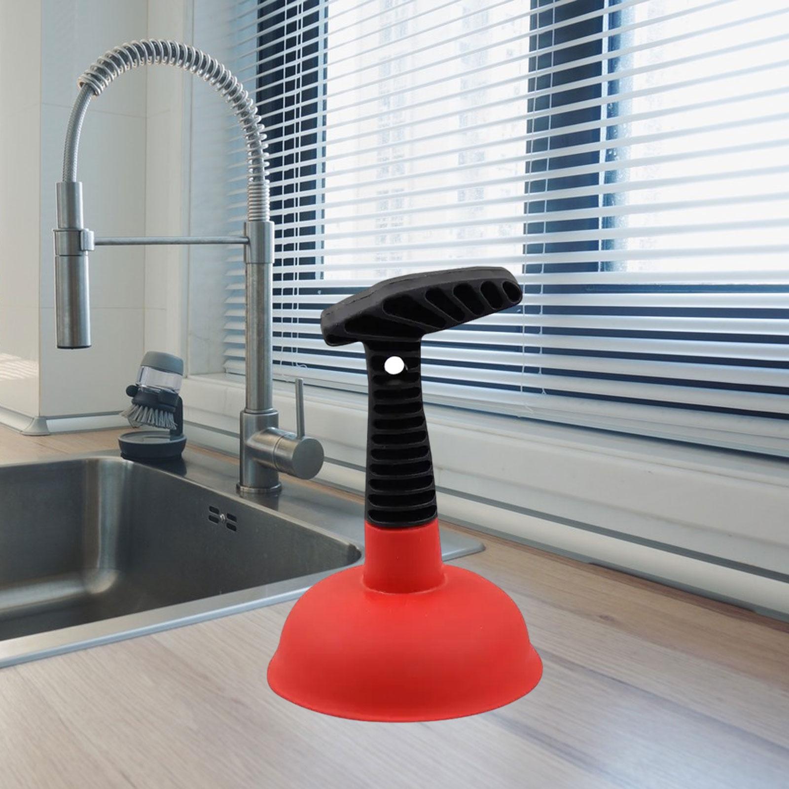 

Sink Drain Plunger Sink Plunger Suction Plunger Small Unclogging Tool for червоний