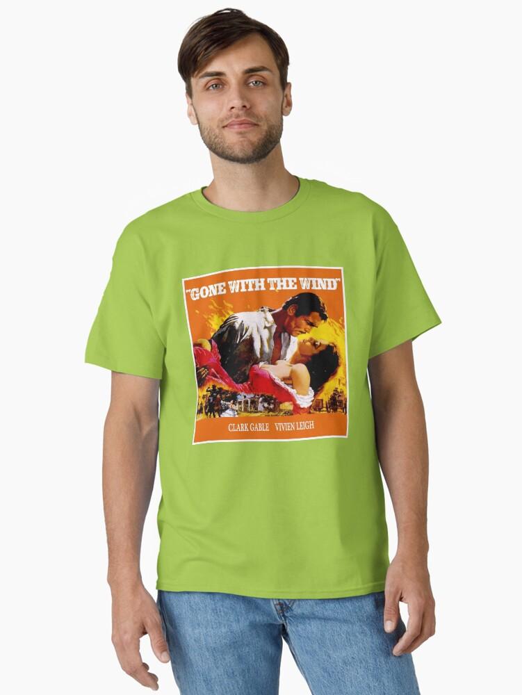 Gone with the Wind GONE WITH THE WIND : Vintage Civil War Movie Advertising Print Classic T-Shirt