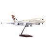 1/160 Scale Airplane 50.5cm A380 Etihad Airways Model With Light and Wheel Resin Plane Model Ornament Display Collection Gift