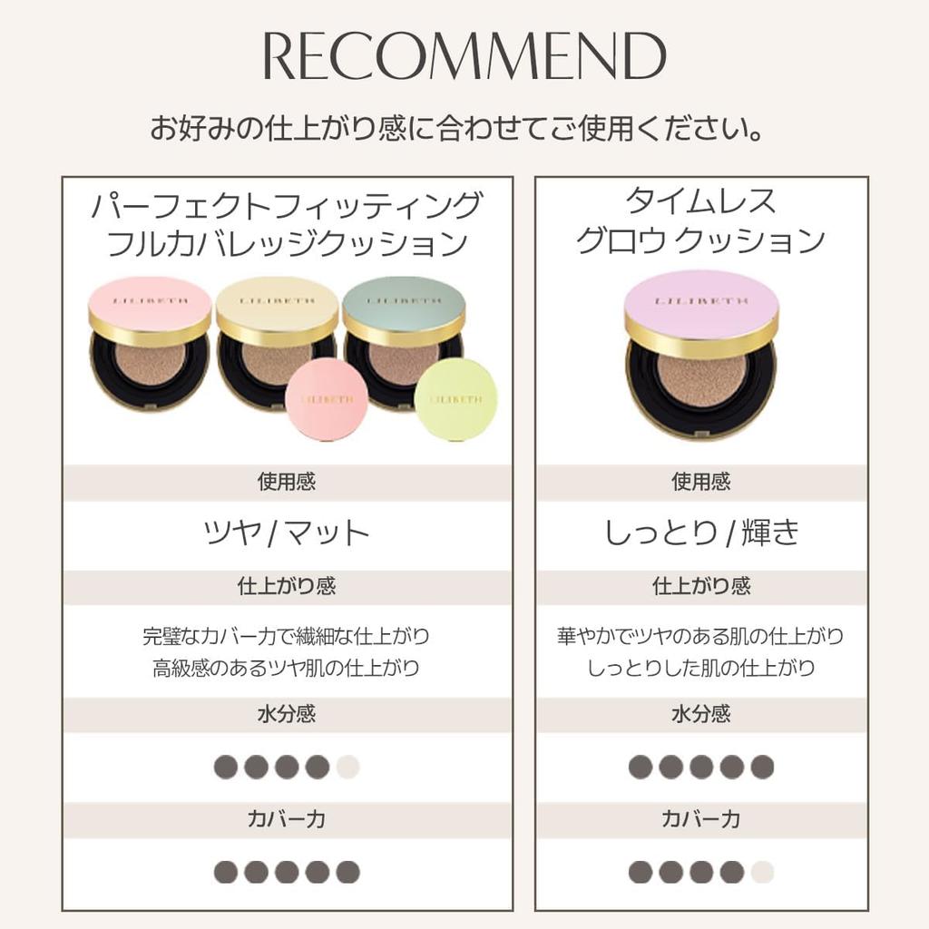 LILIBETH Perfect Fitting Full Coverage Cushion Foundation [Refill] (#19 Rosy Porcelain)