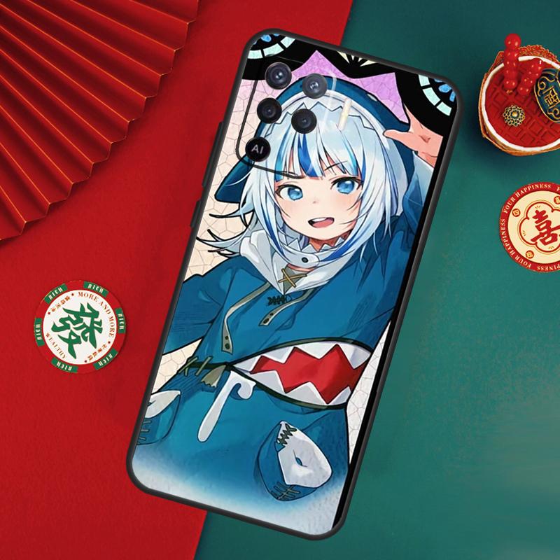 Anime Hololive Gawr Gura Case For Oppo A6 A5 Pro A15 A18 A38 A58 A78 A98 A54 A74 A94 A17 A57 A80 A60 A40 A16 A76 A96