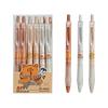 Cartoon Silent Press Gel Pen, 0.5mm Black Bullet Tip, Student-Friendly.