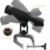Fishing Boat Rods Holder 360 Degree Adjustable Pole Stand Rack with Large Clamp Opening Rod Bracket for Boat Yacht Accessories