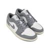 Air Jordan 1 Low Vintage Gris Hombre Zapatillas Stealth Blanco Vela 553558-053