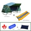 Double Layer Stormproof Outdoor Tent for Two - Rainproof, Thickened, Off-Ground, Perfect for Camping, Cold Weather, and Fishing