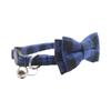 Lattice Collar Pet Bell Collar Bow Tie Cloth Cat Deduction Cat Dog Collar