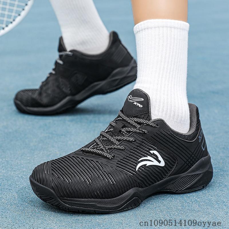 Premium Quality Professional Tennis Shoes Men Women Black Blue Gym Badminton Shoes Couples Anti Slip Indoor Court Shoes Table Tennis Shoe