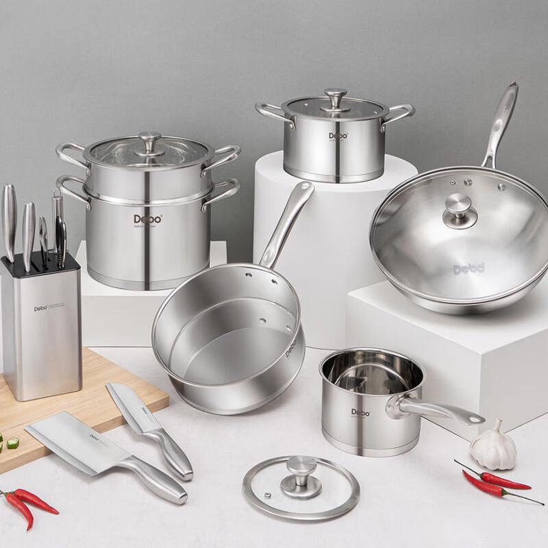 DeBo Waldenburg 13-Piece Cookware & Knife Set