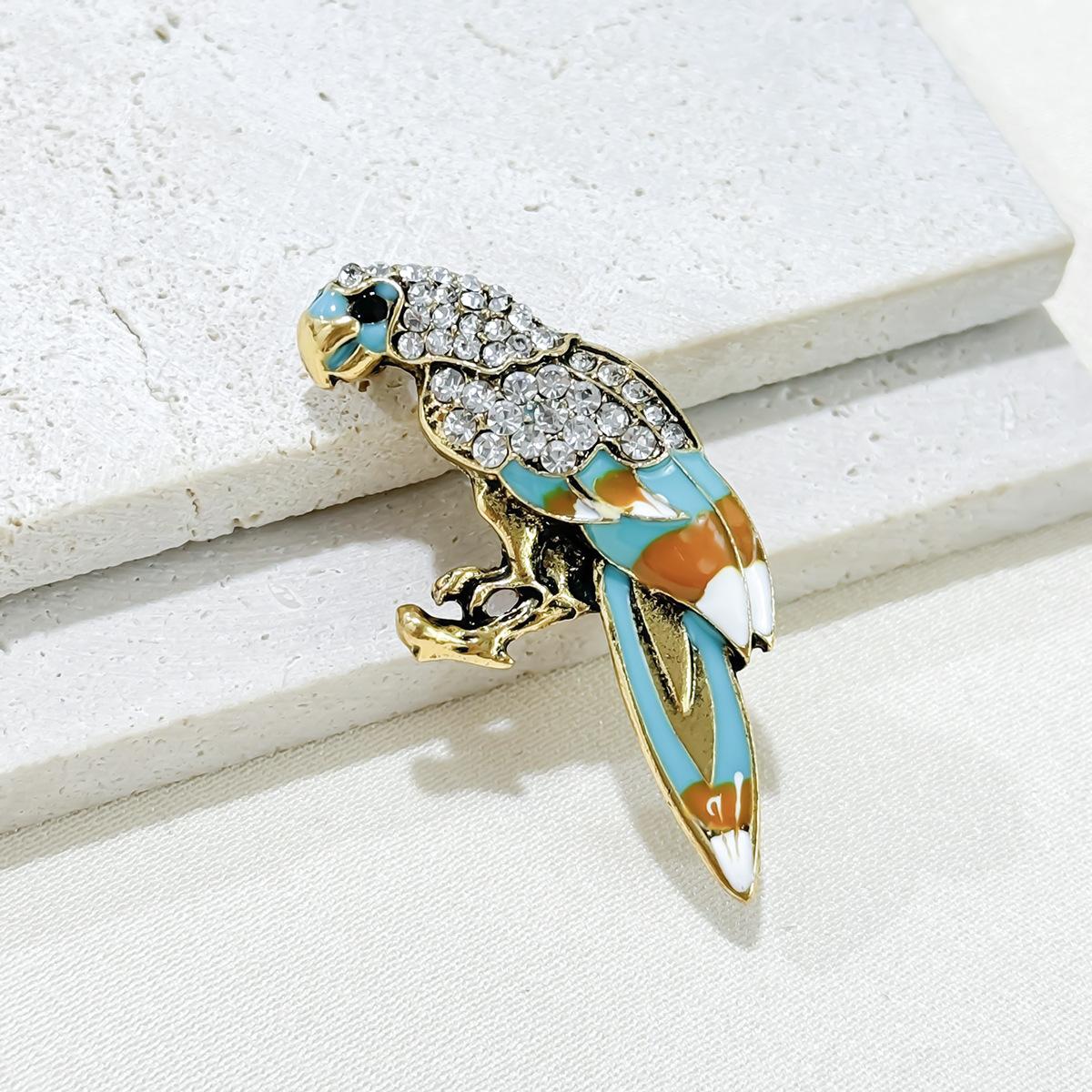 

Модный ретро-темперамент, инкрустированный бриллиантами масляный орел брошь аксессуары, костюм платье однословный булавка корсаж