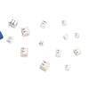 14K Gold Filled Three-Layer Square Spacer Beads for DIY Handmade Jewelry
