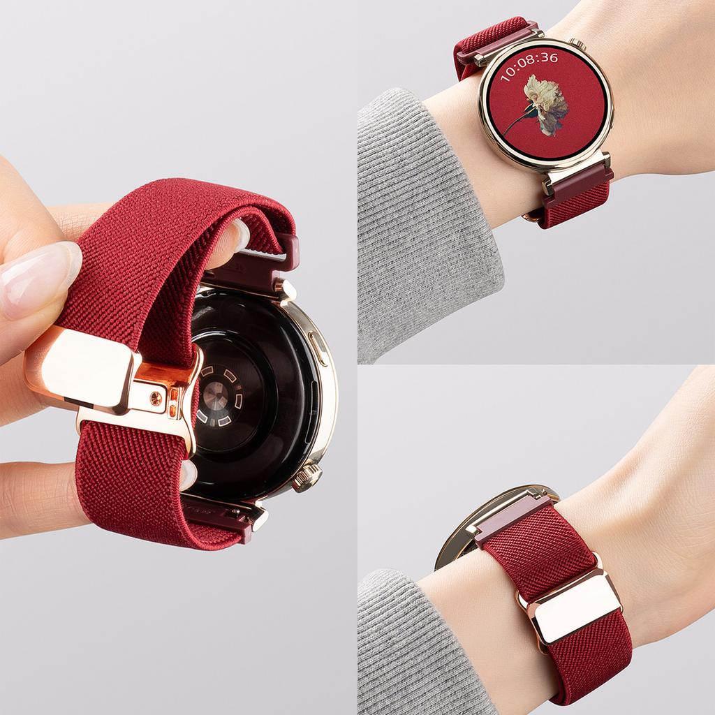 18/20/22mm Atmungsaktives Verstellbares Geflochtenes Armband für Garmin Fenix 7/6/5 Pro/Forerunner 265/255/Venu 4/3/2 Ersatz-Uhrenband