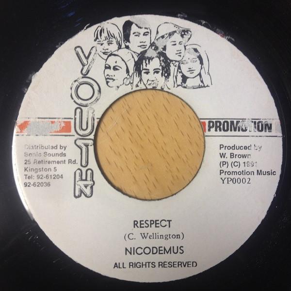 

7inch Record NICODEMUS - Respect YP0002 Youth Promotion 1991 Jamaica Reggae, Ska & Dub Used