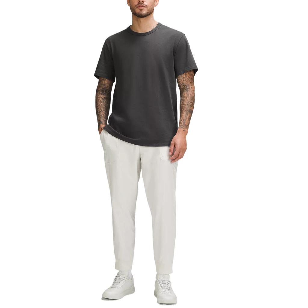 Lululemon T-Shirts Men's Crew Neck Moderate Straight Fit LM3FIES